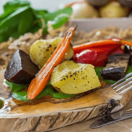 Овощи горячего копчения